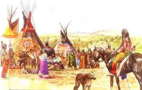 Когда индейцы Равнин познакомились с коневодством они перешли к кочевому - фото 8