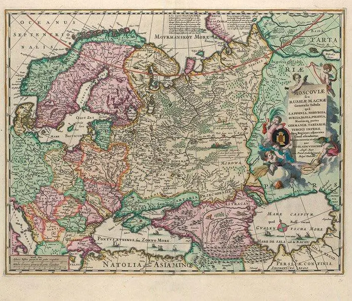 Николас Вишер I Карта России 1660 Рейксмузеум Rijksmuseum Amsterdam - фото 15