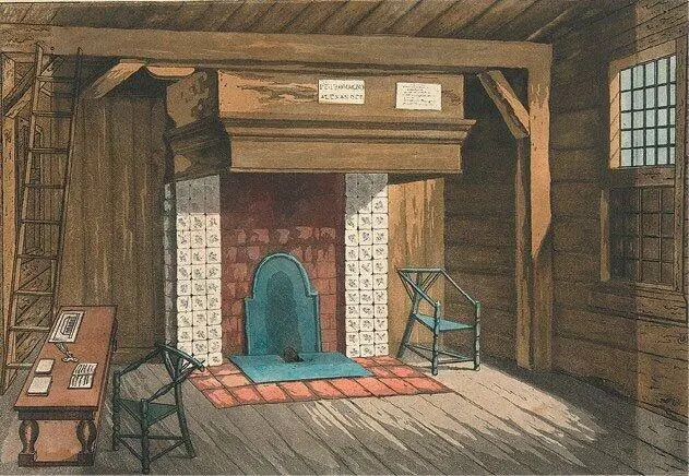 Неизвестный автор Интерьер дома Петра в Заандаме 1697 Рейксмузеум - фото 24