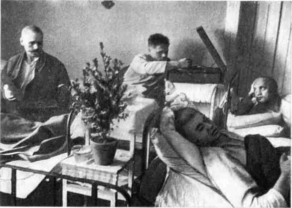 Давно мы дома не были Восстановлению здоровья раненых помогала - фото 25