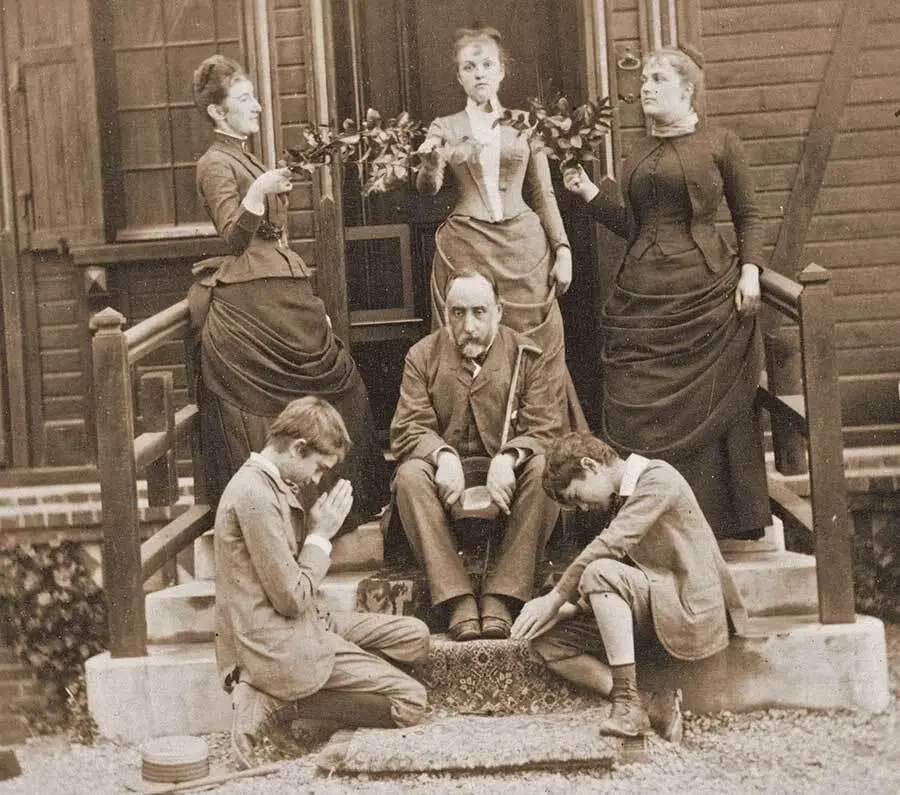 Эдгар Дега и Уолтер Барнс Апофеоз Дега 1885 Альбуминовая серебряная печать - фото 22