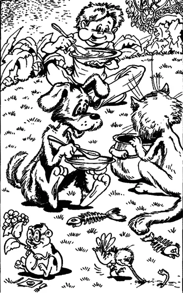 Для привала мы выбрали удобное место под кустами у ручья Кусты защищали нас - фото 28