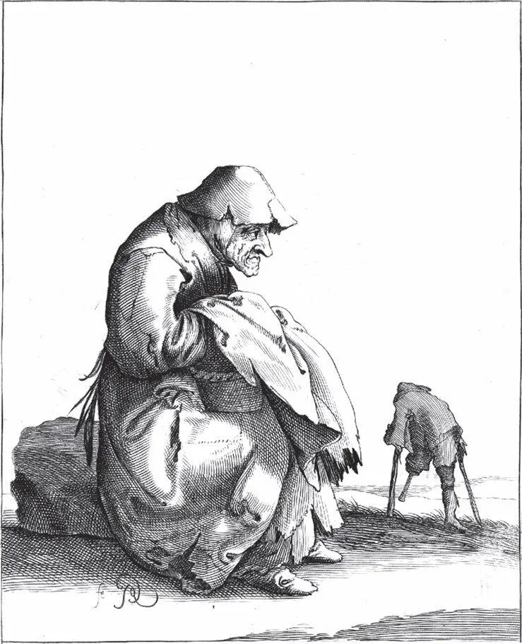 Нищенка Художник Питер Куаст Гравюра 16351640 гг все бы слезки - фото 91