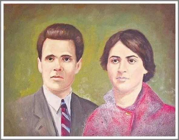 Нестор и Галина картина находится в Гуляйполе в доме вдовы Виктора - фото 34