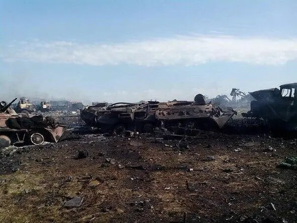 Разбитая украинская техника в Зеленополье Наступление ВСУ сопровождавшееся - фото 21