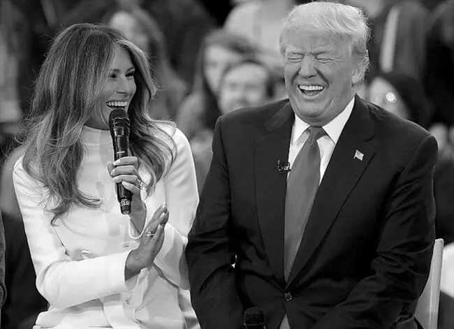Дональд и Мелания Трамп в утреннем шоу на NBC Лесли Шталь Вы спрашивали - фото 51
