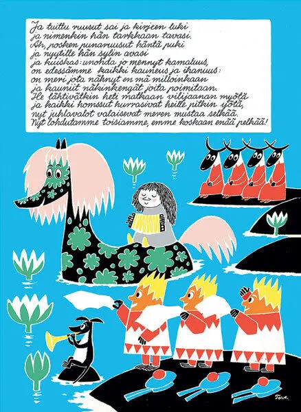 Иллюстрации к книге Кто утешит малютку Кнютта 1960 Эта книжкакартинка - фото 108