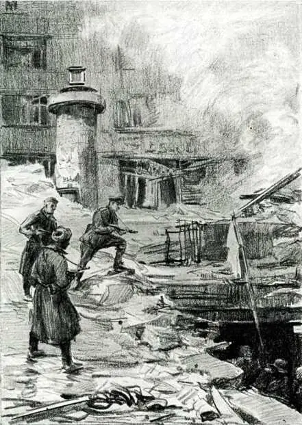 У выхода из берлинского метро Герой Советского Союза генералмайор С - фото 95