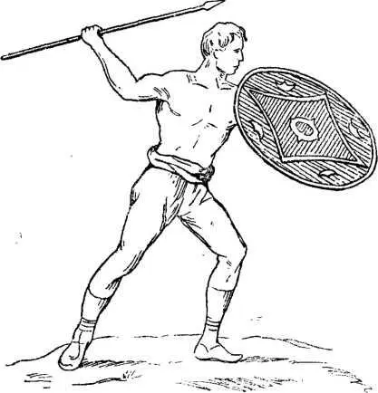 Рис 5 Римский воин бросающий пилум дрот Дроты были главным оружием в - фото 6