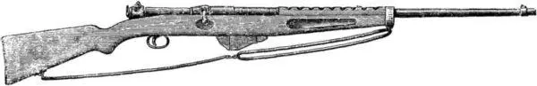 Рис 148 Автоматическая винтовка системы Томсона В 1936 г на вооружении - фото 156