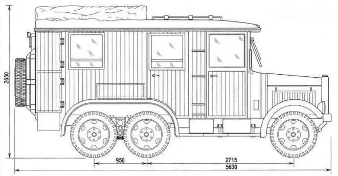 Magirus M206 Армейский фургон Kfz 62 на базе Magirus М206 На крышу машины - фото 36