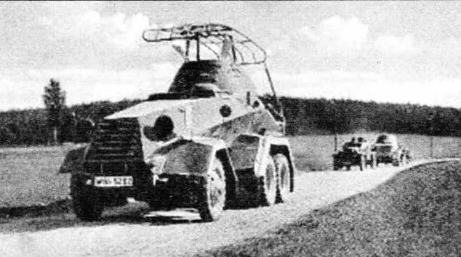Трёхосный бронеавтомобиль Magirus Kfz 232 машина связи От броневиков фирм - фото 38