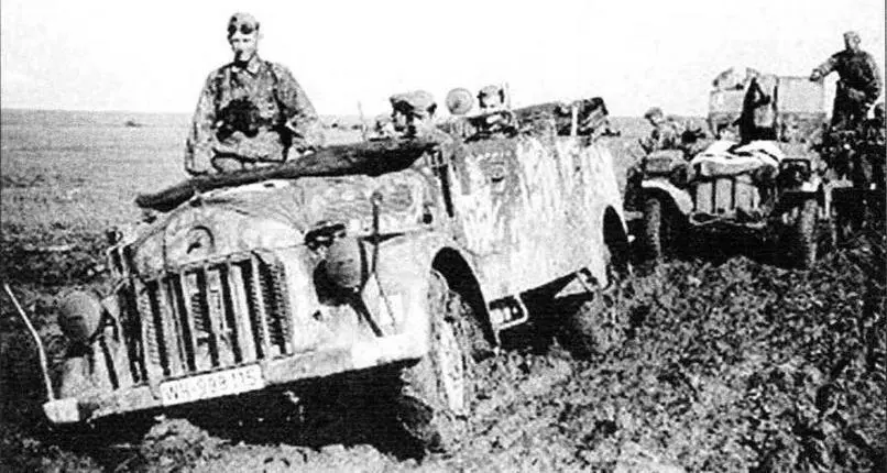 Полноприводные Steyr 1500А на курских просёлках Центральный фронт 1943 г - фото 59