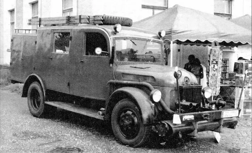 Пожарная машина на базе Steyr 1500 выпускавшаяся по лицензии фирмой Wanderer - фото 64