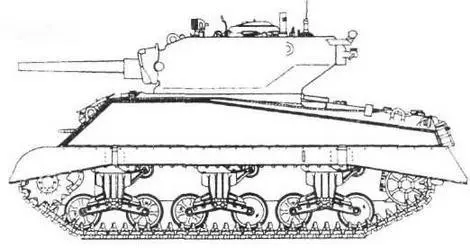 M4A3E2 M4A376W HVSS M4A6 M4A376W башня T23 Часть танков имела - фото 40