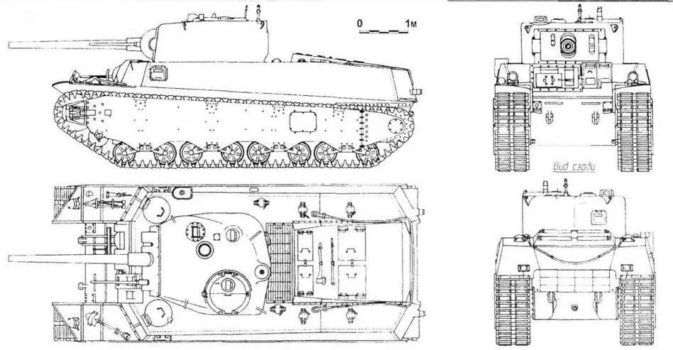 M6 Тяжелый танк проектировавшийся с 1940 г по тактикотехническим - фото 46