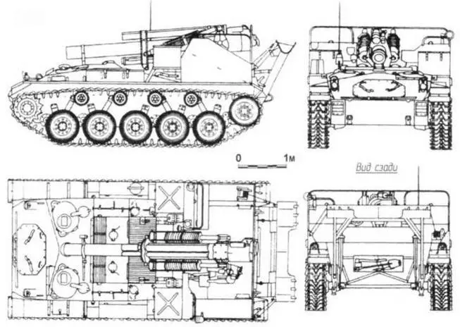 M41 Самоходная установка созданная с использованием базы легкого танка М24 - фото 66