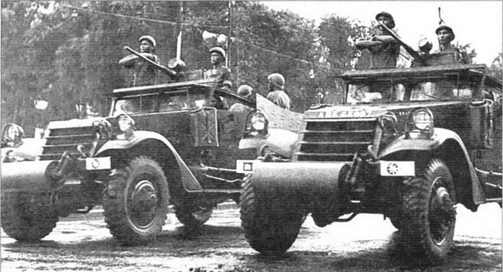 Скауты армии Камбоджи на параде Пномпень 1972год Тактикотехнические - фото 77