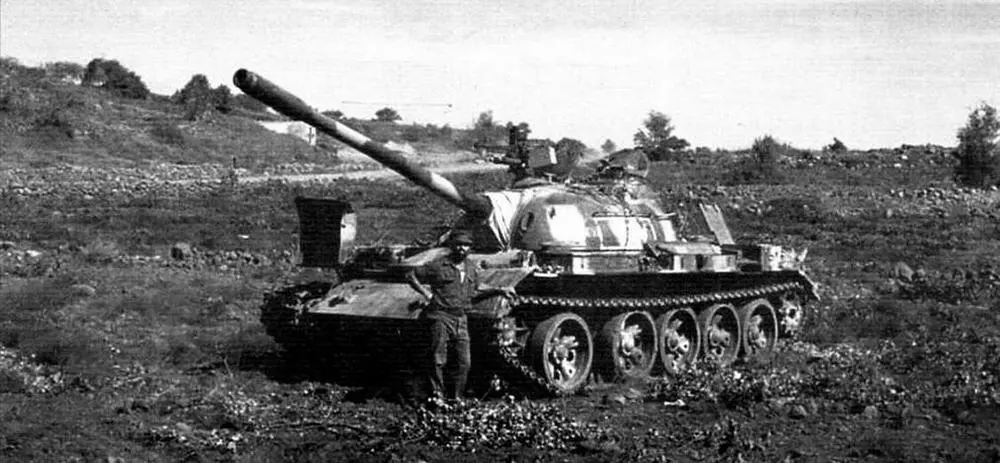 Сирийский танк Т55 Голанские высоты 1973 год Ближневосточные войны Т55 - фото 59