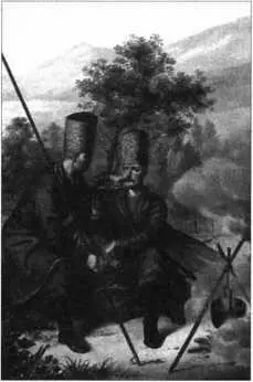Украинцы из Яицкого и Оренбургского казачьих войск Рисунок 1774 г Чтобы - фото 163