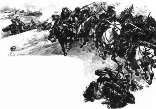 Атака казаков на японцев Рисунок Н Самокиши Начальник штаба 1го - фото 235