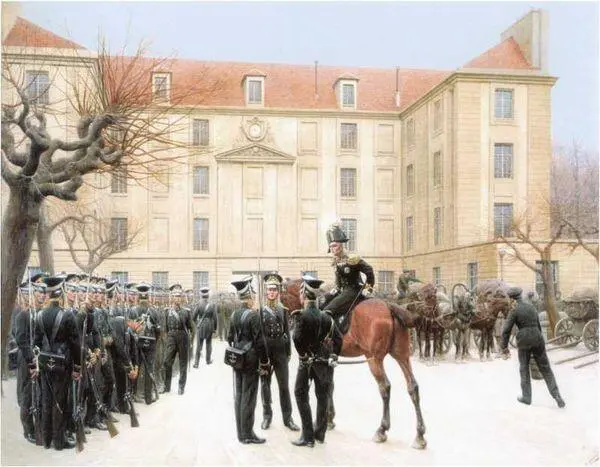 Гвардейский экипаж в Париже в 1814 году Картина кисти ИС Розена 1911 г - фото 135