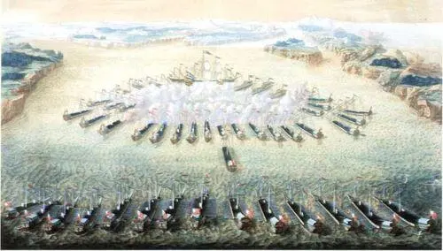 Сражение у мыса Гангут 27 июля 1714 г Раскрашенная гравюра M Бакуa по - фото 33