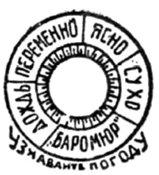 Гигрометр БАРОМЮР Прибор для предсказ погоды с вечным календарем Необходим - фото 35