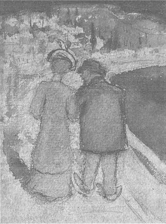 М П Чехова и А И Куприн на набережной в Ялте 19001902 Шарж Александры - фото 3