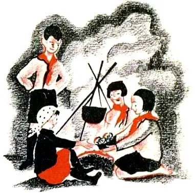 Еще как ответила Дуня растянувшись у костра Просили еще придти помочь - фото 9