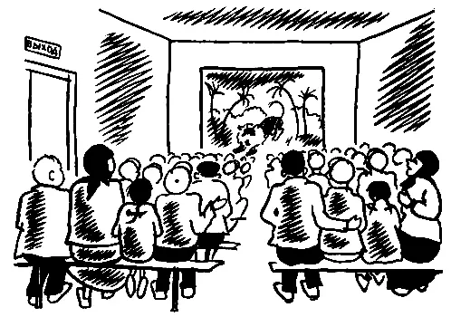 На экране вдруг сразу вырос лес настоящий деревья от ветра качаются и в лесу - фото 10