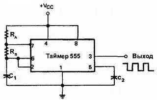 Рис 2918 Астабильный мультивибратор на основе таймера 555 293 Вопросы - фото 136