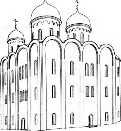 Георгиевский собор Юрьева монастыря Новгород Георгиевский собор Юрьева - фото 37