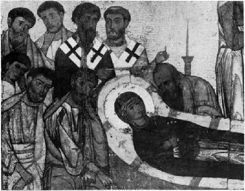92 Успение Новгородская икона 93 Богач и чорт Фреска храма Спаса на - фото 185