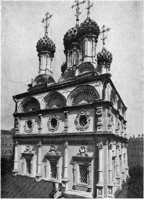184 Церковь Никола Большой крест Москва 185 Окно Строгановской церкви в - фото 277