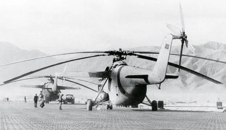Ми6 из состава 181го полка на площадке ПулиХумри Январь 1987 года - фото 290