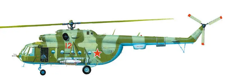 Ми8МТ из 335го обвп Вертолет оснащен гранатометом АГС17 в двери и - фото 319