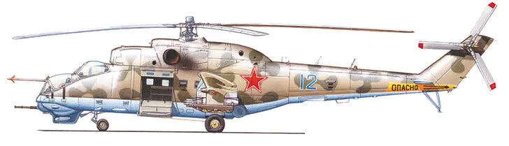 Ми24Д из состава 302й овэ Шинданд весна 1980 года Всего в составе ВВС 40й - фото 350