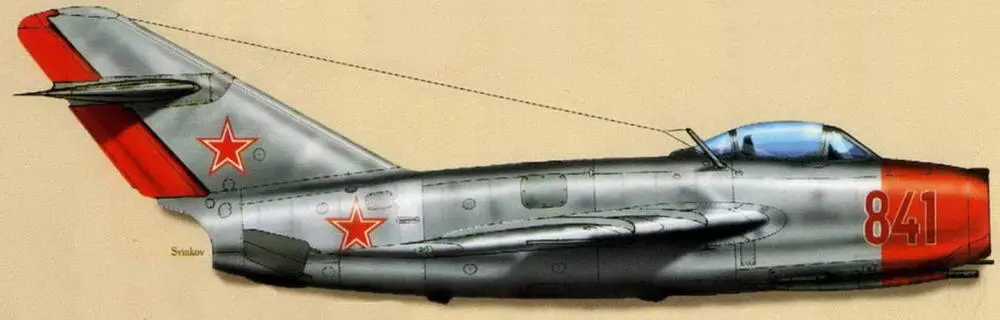 МиГ15бис советских ВВС с ранними номерами и опознавательными знаками фото на - фото 267