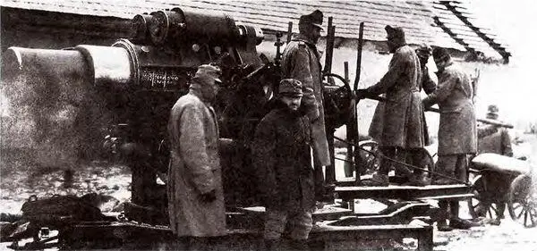 Австрийское 305см орудие в Карпатах Зима 1915 г Если утверждение о - фото 55