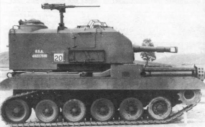 Прототип 105мм самоходной гаубицы Т98 Самоходная артиллерийская установка - фото 49