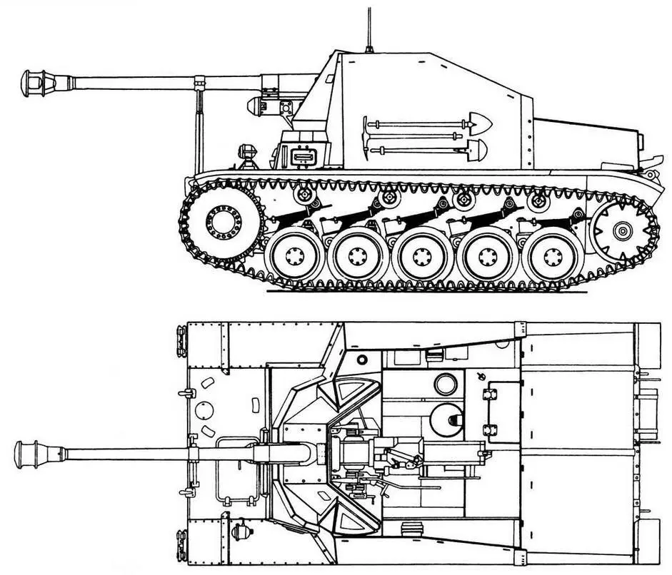 SdKfz131 Marder II Вид спереди Вид сзади В первую очередь следует - фото 25