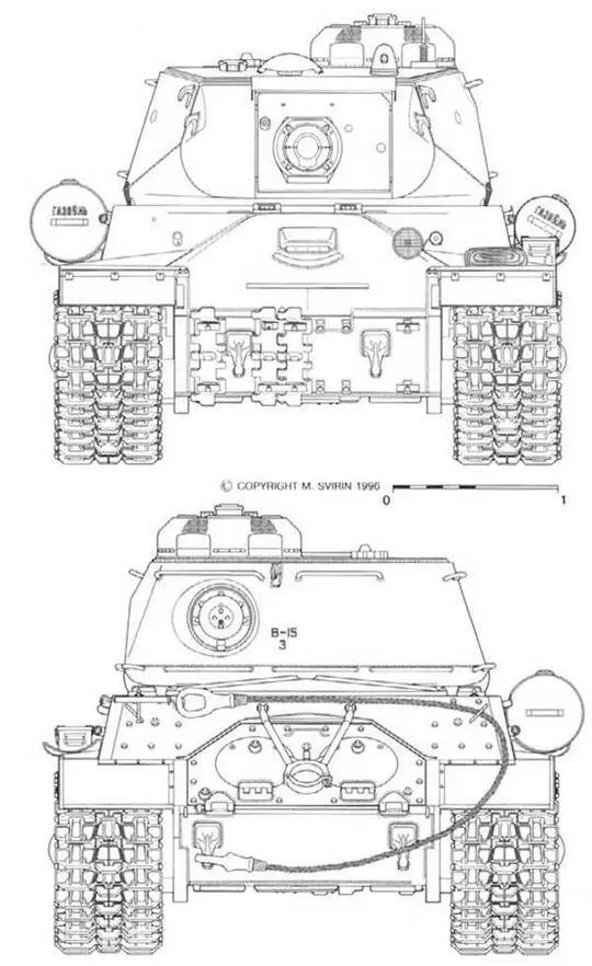 Чертежи танка ИС со спрямленным носом и сварным корпусом Выполнены по - фото 55
