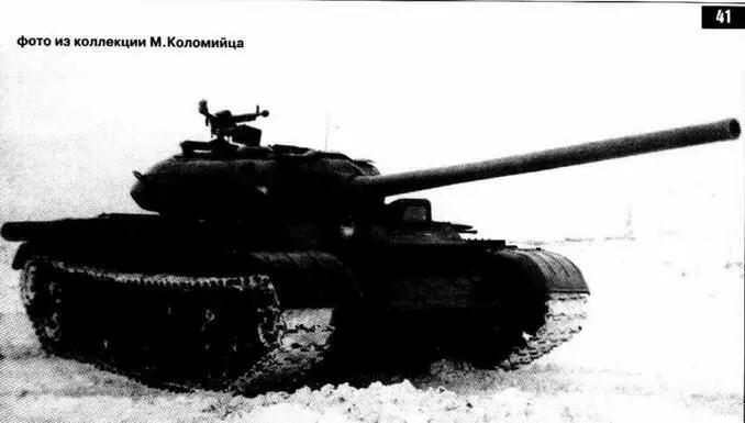 Один из ранних Т54 вооруженный 100мм пушкой Д101 Опытный танк Т54 - фото 50