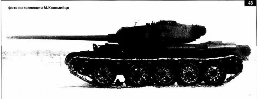 Первый прототип Т54 вооруженный 100мм орудием Д10 Март 1945 г Вскоре ОКБ - фото 52