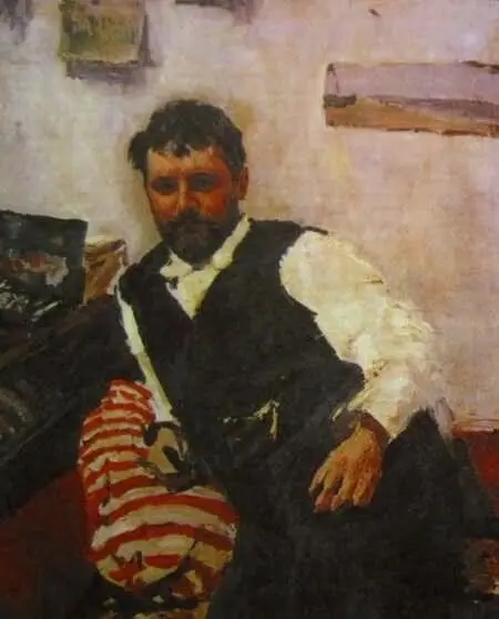 В Серов Портрет художника К А Коровина 1891 Мечтателем почти - фото 14