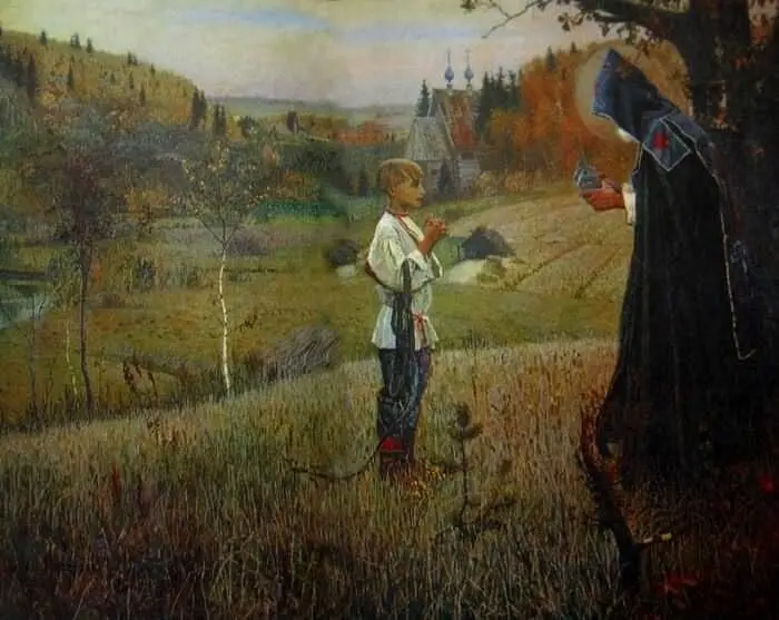 М Нестеров Видение отроку Варфоломею 18891890 К сожалению это - фото 15