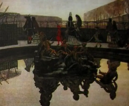 А Бенуа Прогулка короля 1906 В своей графике а Добужинский график по - фото 25