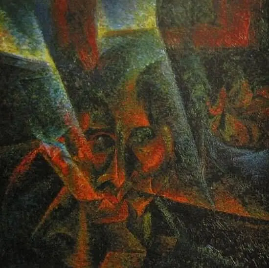 У Боччиони Голова свет окружающая среда 1912 Понятие ритма в - фото 86