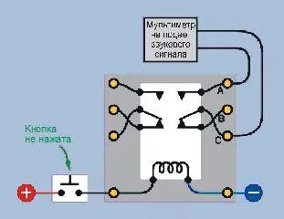 Рис 250 Расположение контактов внутри реле когда кнопка отпущена и - фото 124
